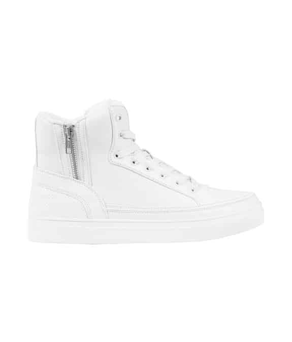 Urban Classics Zipper High Top Shoe White 4